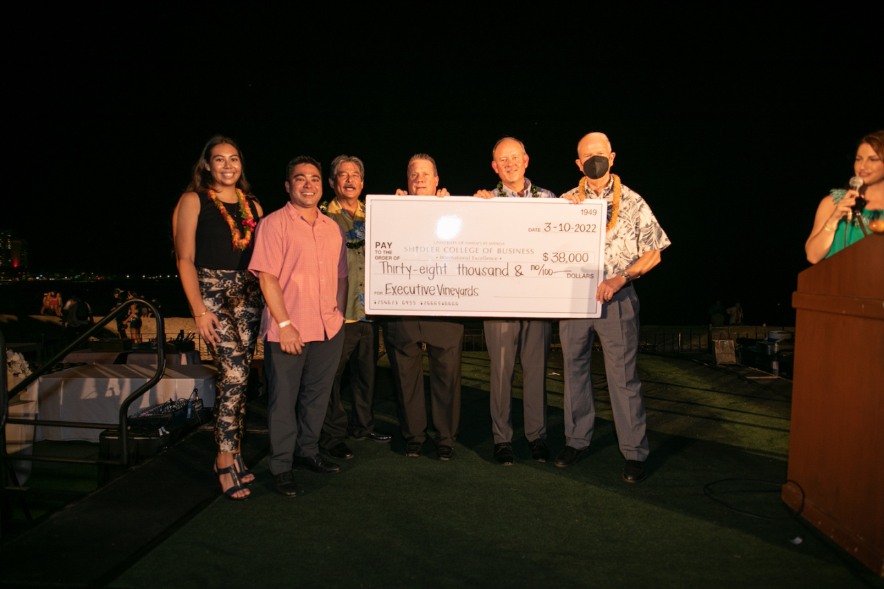 This year's check presentation of $38,000