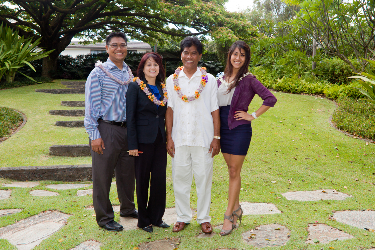 Roland Casamina and family