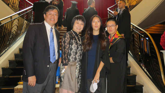 Sheila Kan Chuang and family